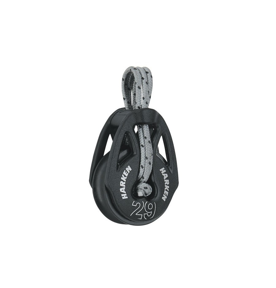 Harken Carbo T2 Poulie 29mm Simple Soft Attach