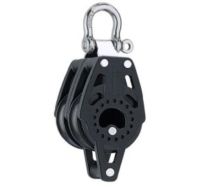 Harken Carbo Poulie 40mm Double Fixe Ringot