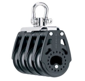 Harken Carbo Poulie 40mm Quadruple Emerillon