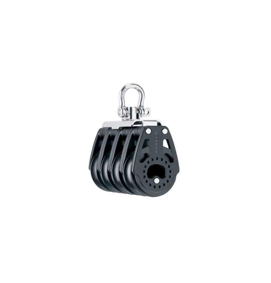 Harken Carbo Poulie 40mm Quadruple Emerillon