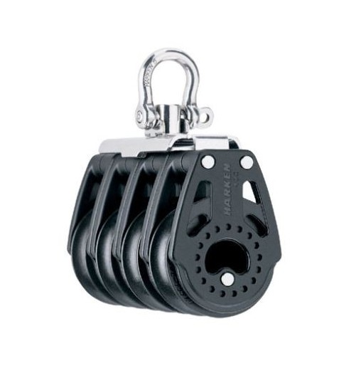 Harken Carbo Poulie 40mm Quadruple Emerillon