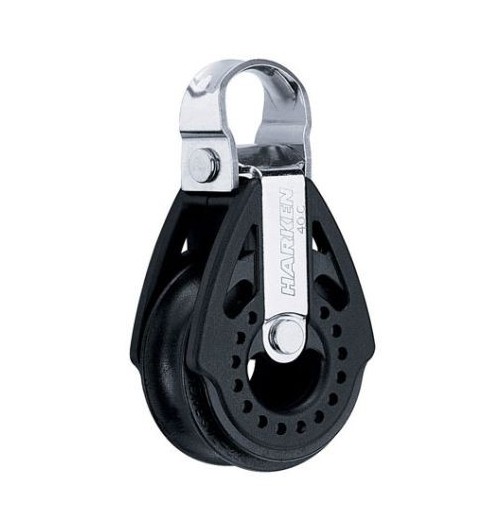Harken Carbo Poulie 40mm Simple tête fixe à 90°