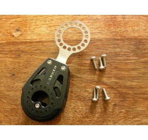 Harken Carbo Poulie 40mm Simple Asymetrique Kit
