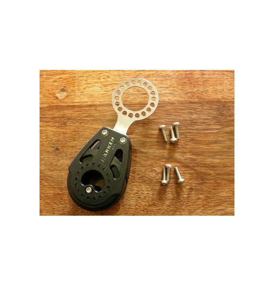 Harken Carbo 40mm Single Block Asymetric Kit