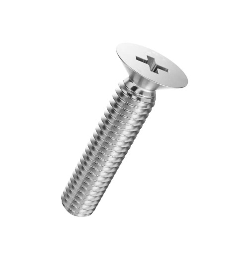 Stainless Steel A2 Screws M6 30mm Pozidriv Countersunk Flat Head A2M6PZCF20