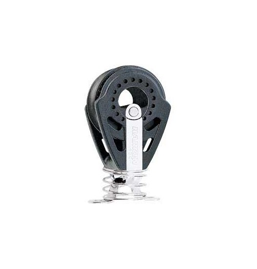 Harken Carbo Poulie 40mm Simple sur pontet Ressort