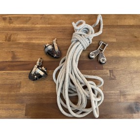 Jib Sheet with Swivels Blocks Shackles Second Hand H2O Sensations
