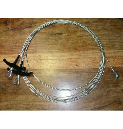 Nacra F16 Trapeze Wires Set 2pcs 5890*2.5mm 31934 H2O Sensations