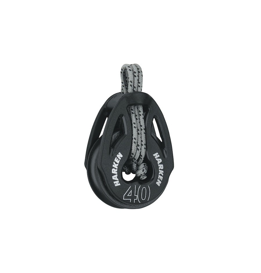 Harken Carbo T2 Poulie 40mm Simple Soft-Attach