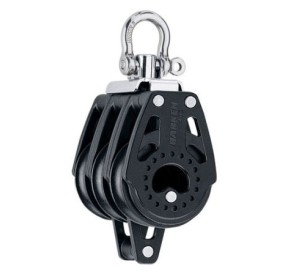 Harken Carbo Block 40mm Triple Swivel Becket