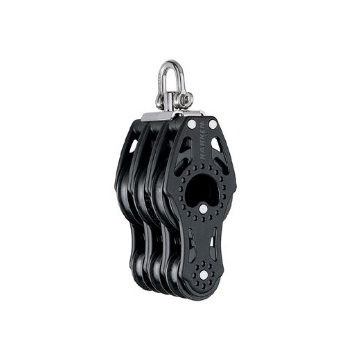 Harken Carbo Poulie 57mm Sixtuple Emerillon Palan 12:1