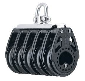 Harken Carbo Poulie 57mm Quintuple Emerillon Palan 10:1 2762 H2O Sensations