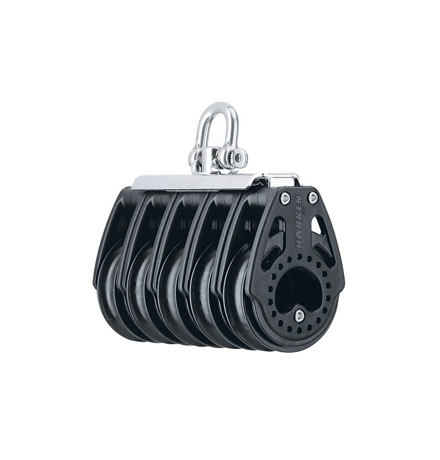 Harken Carbo Poulie 57mm Quintuple Emerillon Palan 10:1 2762 H2O Sensations