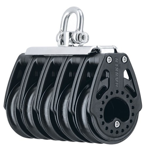 Harken Carbo Poulie 57mm Quintuple Emerillon Palan 10:1 2762 H2O Sensations