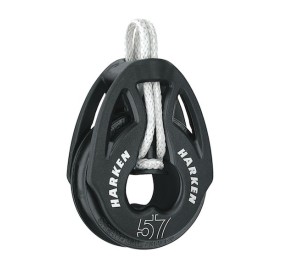Harken Carbo T2 Poulie 57mm Simple Point Ancrage