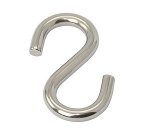 S Hook 24*3mm Inox
