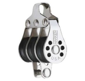 Harken Micro Poulie 22mm Triple Ringot