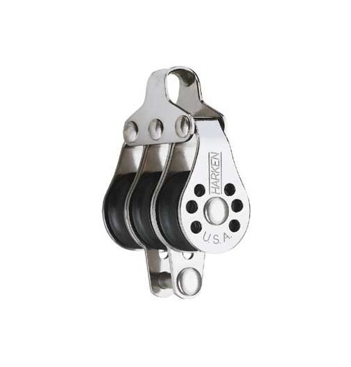 Harken Micro Poulie 22mm Triple Ringot