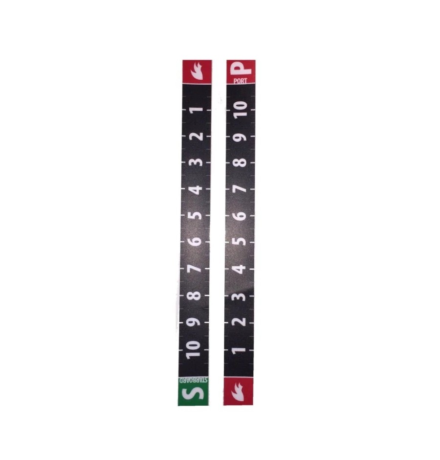 Rooster Set Autocollant de calibration babord tribord