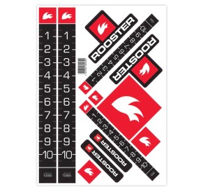 Rooster Set Calibration sticker Page A4 129151 H2O Sensations