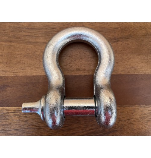 Lifting Shackle Gavanised Steel 4.75T 4750kg 017900251 H2O Sensations