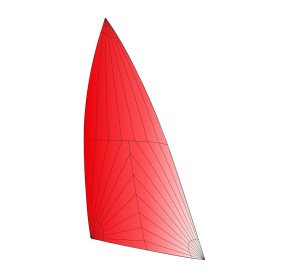 Nacra 17 MK1 Spinnaker Red with Holmenkol 60275 H2O Sensations