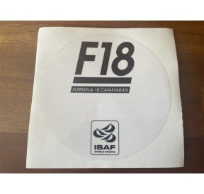 F18 International Hull Measurement Adhesive translucent sticker H2O Sensations
