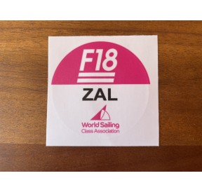 F18 International Sails Measurement Adhesive Mainsail jib spinnaker sticker H2O Sensations