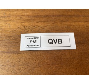 F18 International Mast Rudder Daggerboard Measurement Adhesive sticker H2O Sensations