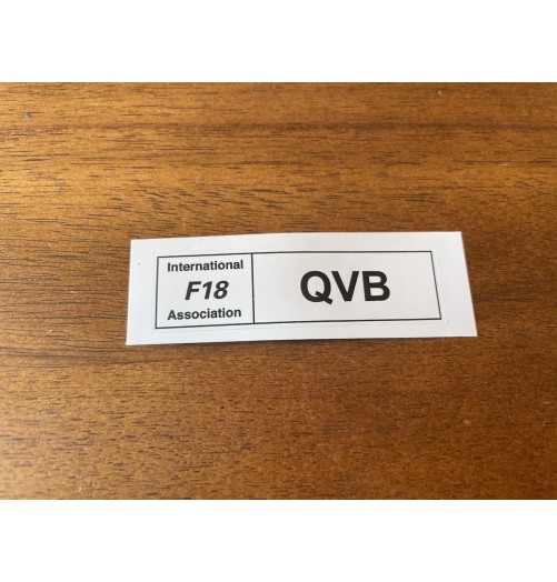 F18 International Mast Rudder Daggerboard Measurement Adhesive sticker H2O Sensations