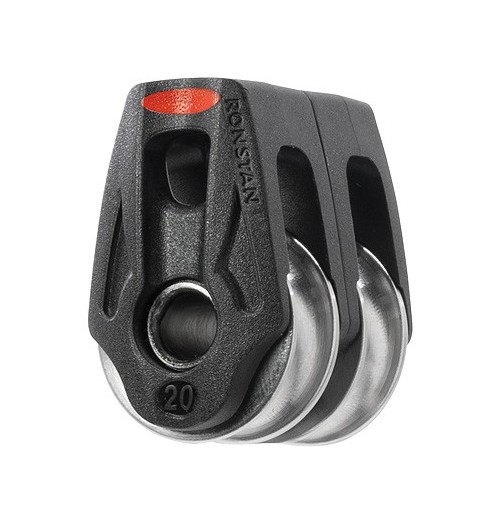 Ronstan Block Orbit 20mm Double Becket Lashing High Load