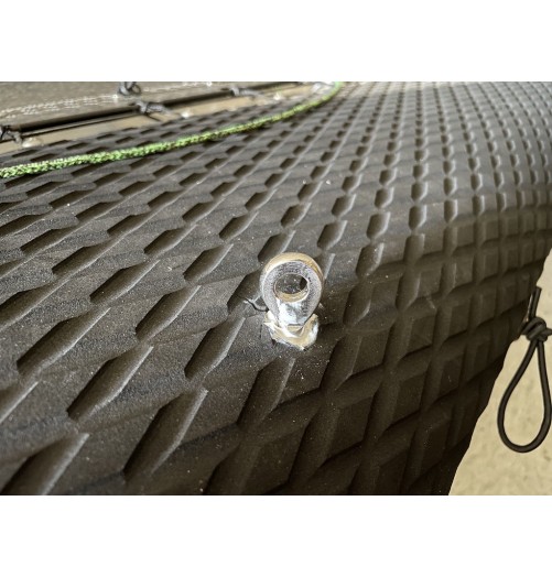 Cadène Hauban Oeil Inox A4 M10 102mm Entierement Fileté Droite