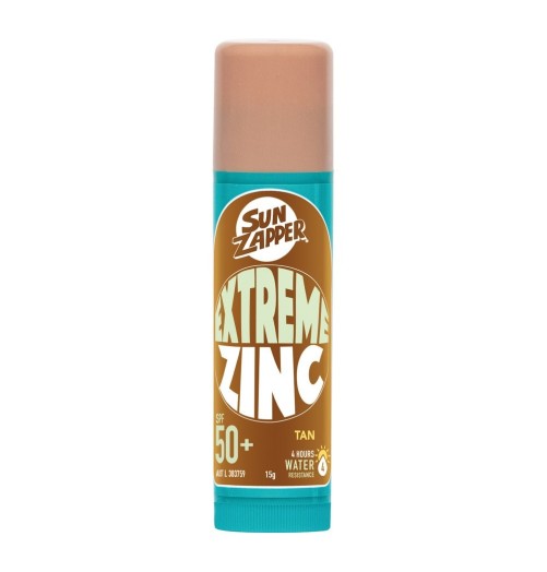 Sun Zapper Extreme TAN Zinc Stick SPF 50+ 15g uva uvb H2O Sensations