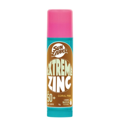 Sun Zapper Extreme Coral Pink Zinc Stick SPF 50+ 15g
