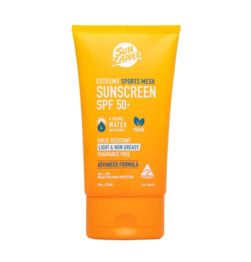 Sun Zapper Extreme Sport Mesh Sunscreen Lotion 90ml SPF 50+ H2O Sensations