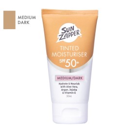 Sun Zapper Creme Solaire Hydratante Teintée 50ml SPF 50+ Moyen/Foncé
