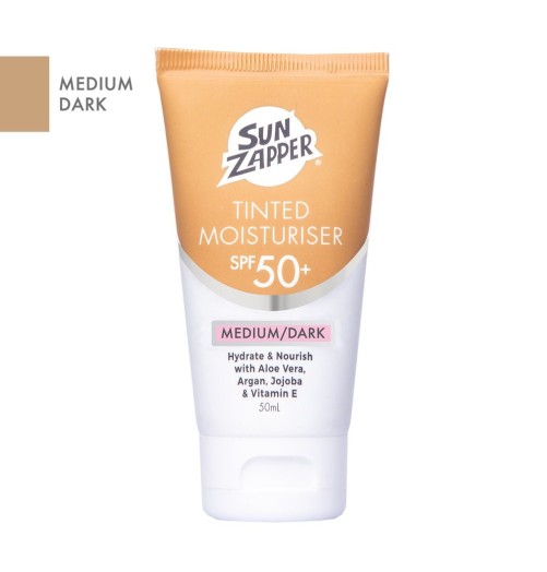 Sun Zapper Creme Solaire Hydratante Teintée 50ml SPF 50+ Moyen/Foncé