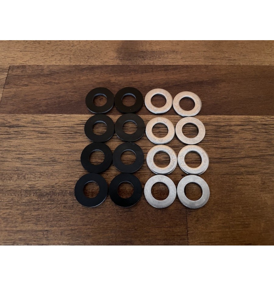 H2O Sensations Kit Rondelle Inox A4 Fibre de Verre G10 M10 20mm