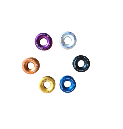 Allen Aluminium Thimble Low Friction 6.2mm ring A87-15 H2O Sensations