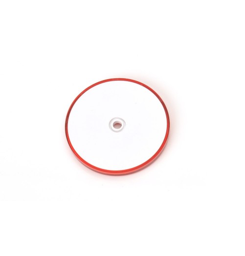 WAS Catadioptre Rond Rouge 1 trous 60mm