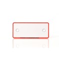 WAS Reflector Rectangular Red 96*42mm 2 Holes
