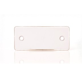 WAS Reflector Rectangular White 96*42mm 2 Holes
