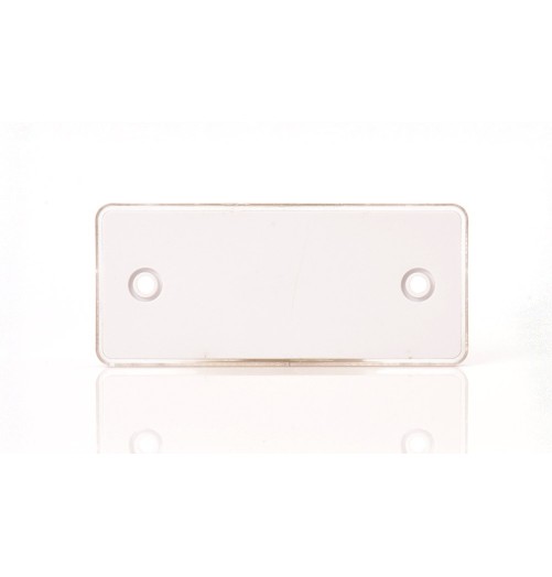 WAS Reflector Rectangular White 96*42mm 2 Holes