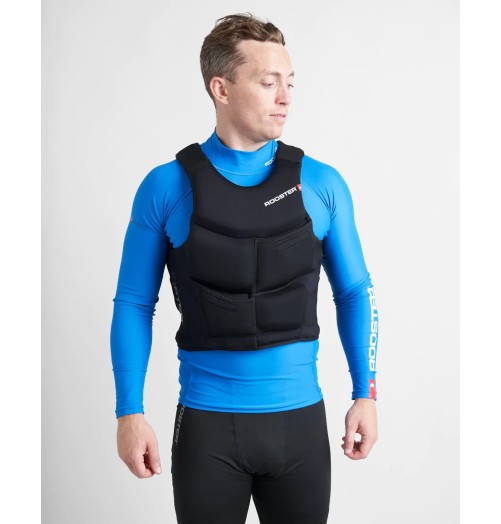 Rooster Race Armour Impact Aide Flottabilité Mens ROO133553 Medium noir H2O Sensations