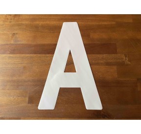Sails Letter "A" Insigna Self Adhesive White 300mm Special H2O Sensations