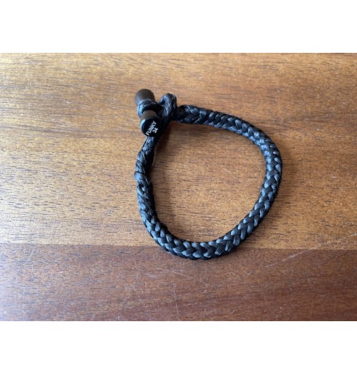 H2O Sensations Roots Fittings Manille Textile 16-18cm 3mm Noir H2O00190