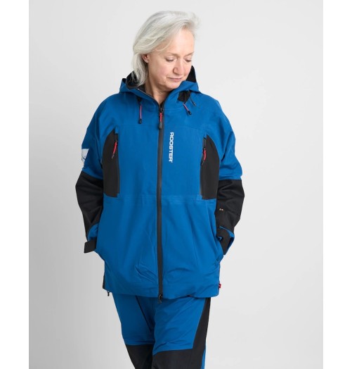 Rooster SB1 Veste Cotière Sportive (Unisex) Bleu Noir