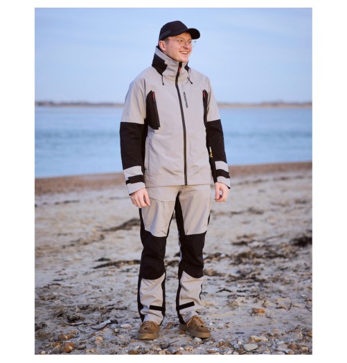 Rooster SB1 Veste Cotière Sportive (Unisex) Gris Noir H2O Sensations