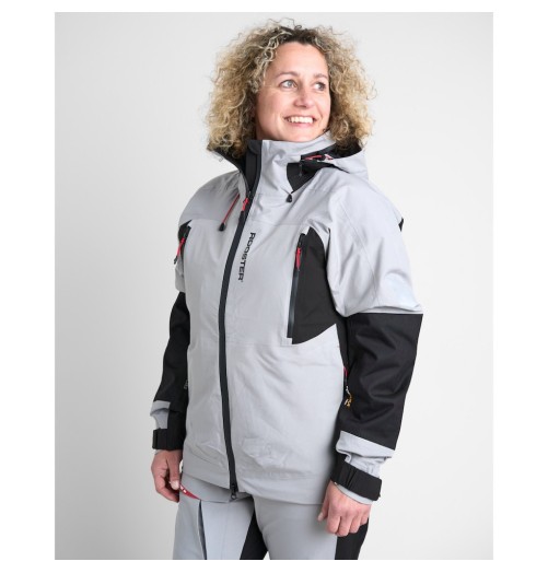 Rooster SB1 Veste Cotière Sportive (Unisex) Gris Noir