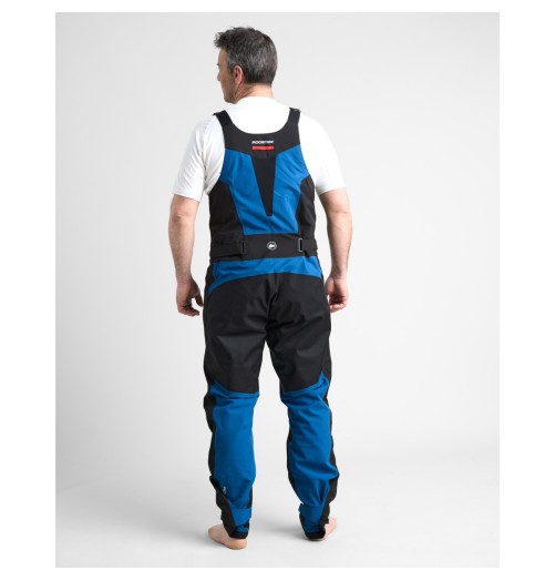 Rooster SB1 Salopette Cotière Sportive (Unisex) Bleu Noir